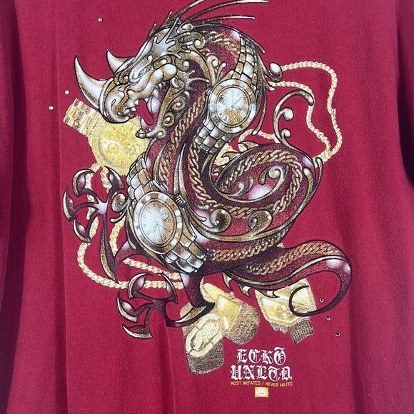 🔥🔥 VINTAGE MARC ECKO UNLIMITED T-SHIRT Men Sz L -  RARE DRAGON Tee - EUC - Picture 2 of 9
